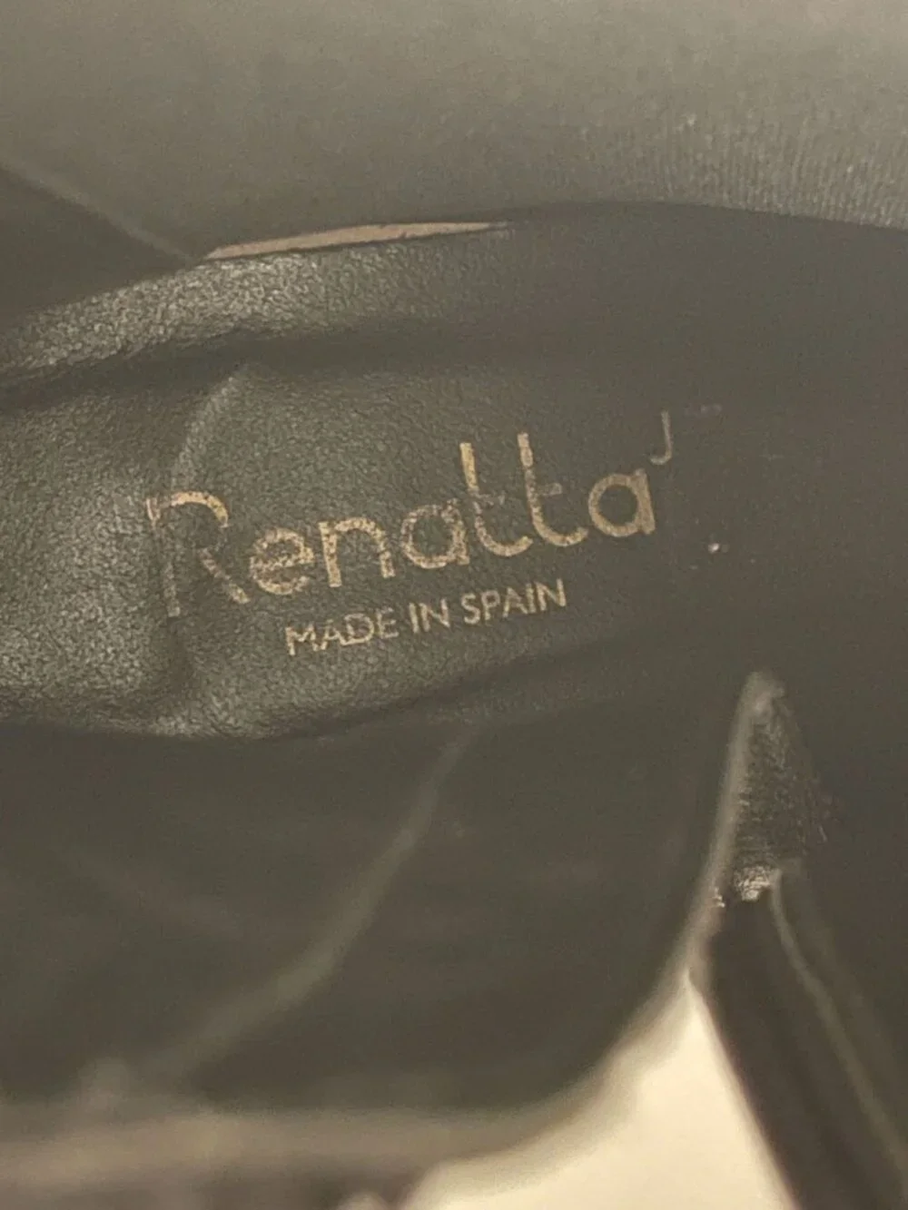 Renatta Made in Spain Womens 9 Black Leather Horsebit Ankle Heeled Dressy Boots‎